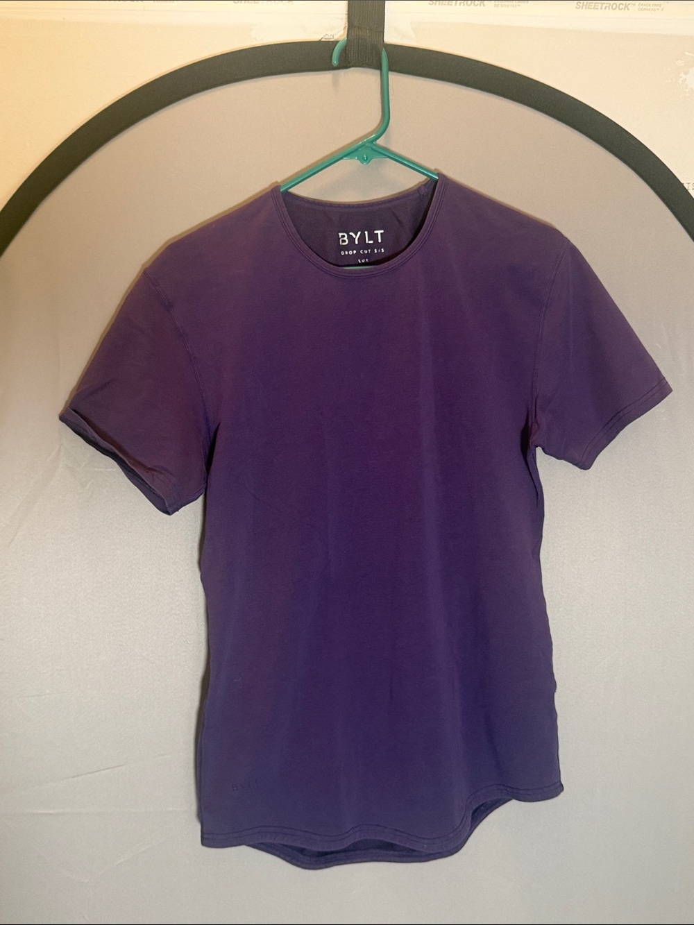 BYLT Basics Men’s Crew Neck T-Shirt in Purple
